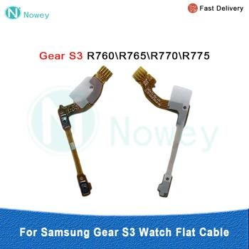 Преносимото захранване на дънната платка, бутон за включване и изключване, гъвкав кабел за ключове, подходящ за Samsung Gear S3, R760, R765, R770, R775, 1 бр.