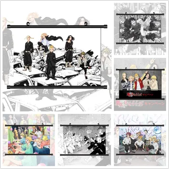 Tokyo Revengers Japan Анимационен стая декор, картини, плакати и щампи за деца, украса на дома, боядисване на платно, без рамка