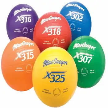 Â® Гума волейбольный топката стандартен размер - Rainbow Опаковка от 6 броя