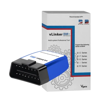 Vgate vLinker BM + OBD2 скенер V2.2 BT4.0 ELM327 Авто средство за диагностика на BMW