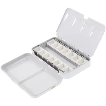 1 Комплект кутии с пигменти Тава за смесване на бои Тава за акварельных пигменти