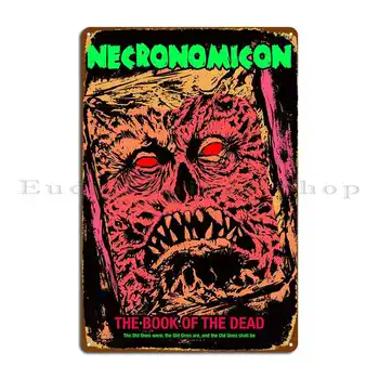 Метални табели Necronomicon Плакат, с монтиран на стената на Пещерата Кино Кухня Герой Парти Лидице Знак Плакат