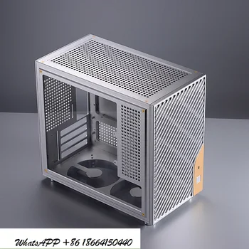[В наличност] Изцяло алуминиево шаси ITX MATX, компактен страна от алуминиева сплав F15MAX с водно и въздушно охлаждане