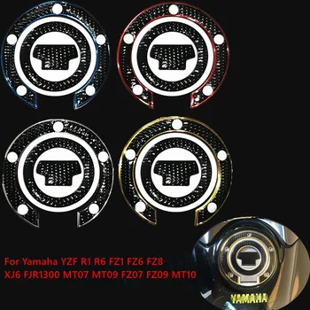 За Yamaha MT07 MT09 MT10 MT 07 09 10 R1 R6 FZ6 FZ8 FZ1 XJ6 FJR 1300 Аксесоари За Мотоциклети на Капачката на Резервоара Стикер Протектор Етикети