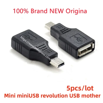 5 бр./лот miniUSB revolution USB mother OTG, компютър, мобилен телефон, таблет, данни адаптер, свързан към U-диск, свързан към мишката.