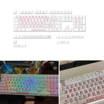 129 Ключови клавиатура Keycap CherryHeight ThermalSublimation Големи символи Keycaps