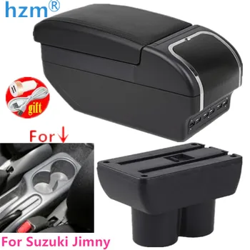 За Suzuki Jimny 2002-2020 Отточна тръба на шарнирна връзка подлакътник кутия централна Магазин За Съхранение на интериора на колата-стайлинг