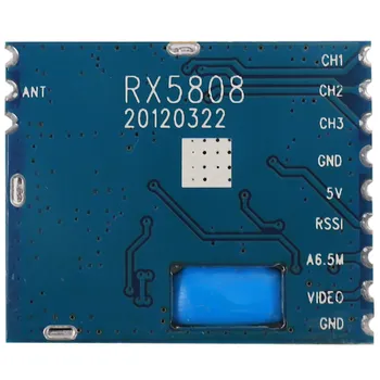 Модул RX5808 5.8 G FPV Mini Wireless Audio Video Receiver Module за FPV система, радиоуправляеми хеликоптери, резервни части за радио контрол