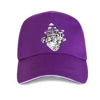 нова шапка шапка Гъби Сърцето Мъжка бейзболна шапка на Момчетата в ретро стил Киселинно-кошмарен Хипи стил