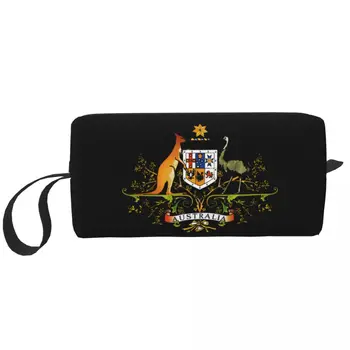 Пътна чанта за тоалетни принадлежности на стопанските Австралия, Сладък Австралийски Флаг, Горд Козметични Органайзер за грим, калъф за съхранение на козметика Dopp Kit Case