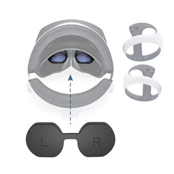 Удебелена Силиконова Защитно покритие Прахозащитен Очила за Виртуална Реалност Защитно покритие на Обектива за Аксесоари PS VR2