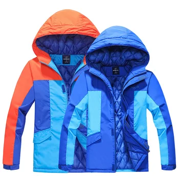 Брендовое зимата на топло памучни детско палто, непромокаеми якета за малки момчета, ветрозащитная детски връхни облекла, детски дрехи 100-155 см