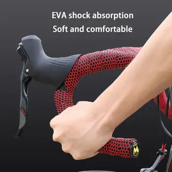 1 комплект за защита от изпотяване с тапи, Амортизирующая лентата за волан наем път, лентата за управление на велосипеди, аксесоари за велосипед