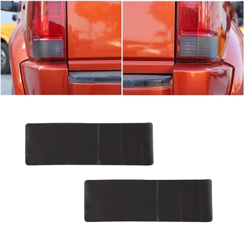 За да въз основа на 2007-2012 година Dodge Nitro Стикер на задната част на фаро с тонирующей филм Защитни Дымчатые накладки Аксесоари, опушен-черен