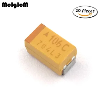 MCIGICM 20pcs C 6032 10 icf 16 SMD кондензатор танталовый