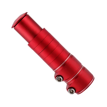 Алуминиев удължител за кормилото на велосипеда с предната опора (червен 138 мм)
