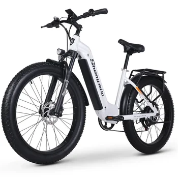 Нов Електрически Велосипед ebike MX06 26 инча Ebike 500 W Bafang Motor Fat bike електрически 48 17.5 Ah Възрастен Електрически Велосипед City E-bike