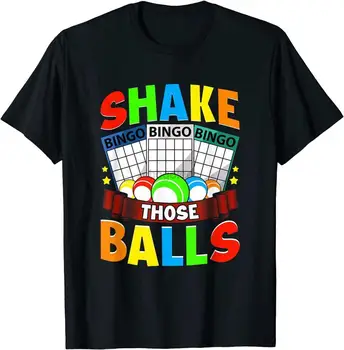 НОВА ЛИМИТИРОВАННАЯ Тениска Разклати Those Balls Забавни Бинго Player Бинго Novelties