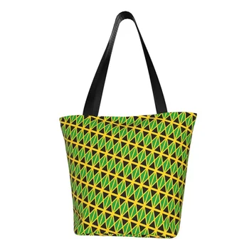 Чанта за пазаруване с Ямайским флага, Ямайски модерна чанта през рамо, жените училищна тъканта, чанта, нов, графични чанти