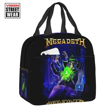 2023 Нова рок-група Megadeths Cyber Army, Изолирани чанти за обяд за жени, Разменени термохолодильник, Кутия за Bento за деца, Ученици