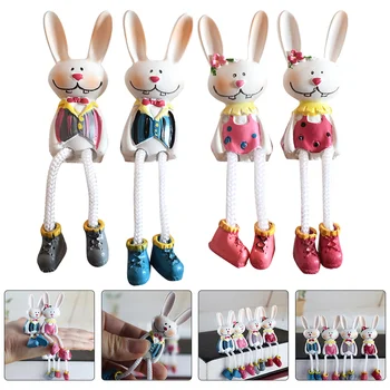 Кукли-зайчета, декорации за работния плот, изделия от смола, декоративна украса за дома