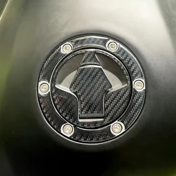 Стикер на Масления резервоар за гориво за мотоциклети, изработени от въглеродни влакна Универсална за стикери за мотокрос Kawasaki Ninja 300 EX300