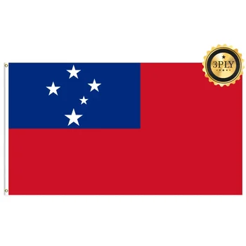Национален флаг Самоа двуслойни с затеняющей кърпа 90 * 150 празничен универсален флаг, знамето, уличен знаме за феновете