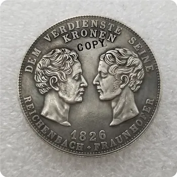 Tpye # 2_1826 КОПИЯ на монети държави Германия възпоменателни монети-копия на монети, медали, монети за колекционери