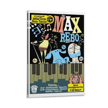 Група Max Rebo Band Платно Картина, плакат на японски декор декоративен стенен плакат
