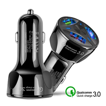 Qc3.0 зарядно устройство за мобилен телефон с три USB конектори за Hyundai Ix25 Creta 2015 2016 2017 2018